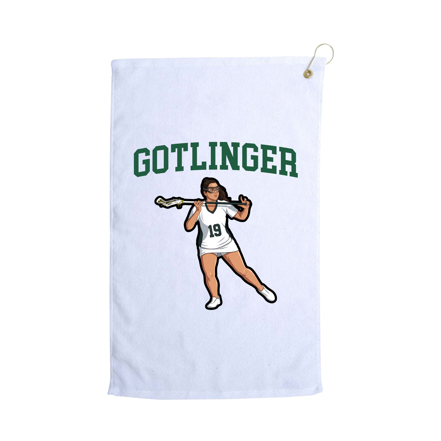 Golf Towel — Shirsey in White