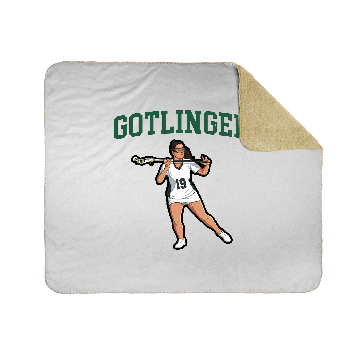 Throw Blanket — Shirsey in White