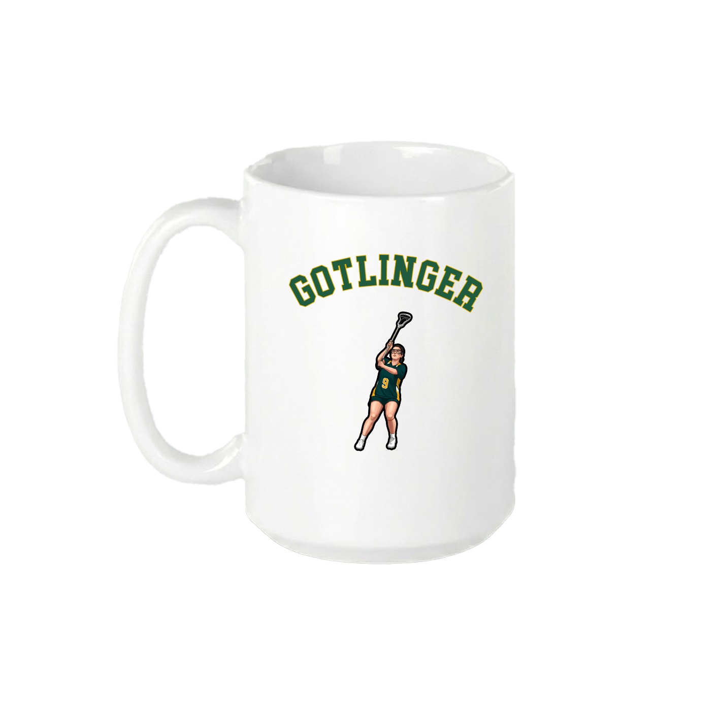 15oz Coffee Mug — Shirsey Arch in White