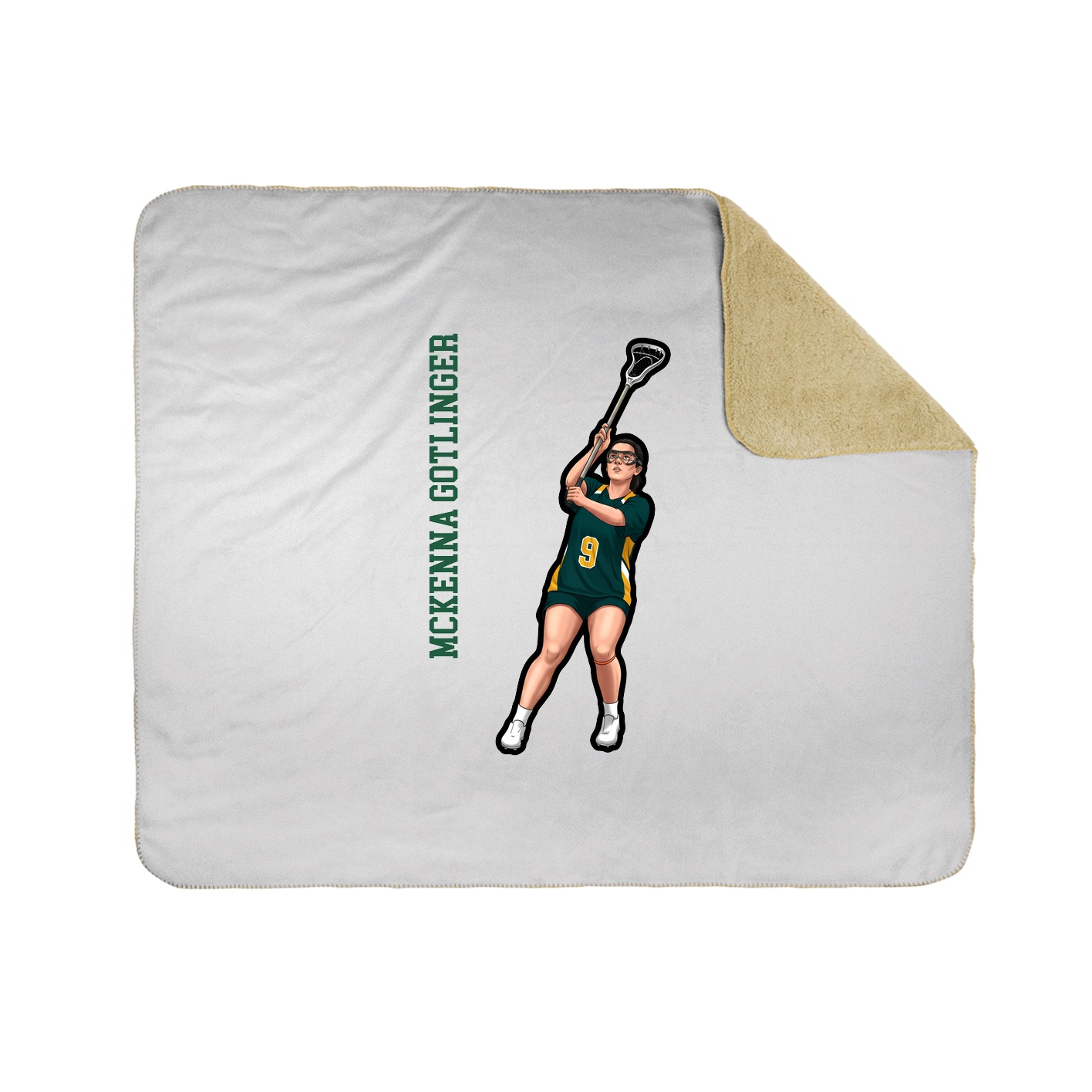 50x60 Sherpa Lined Throw Blanket