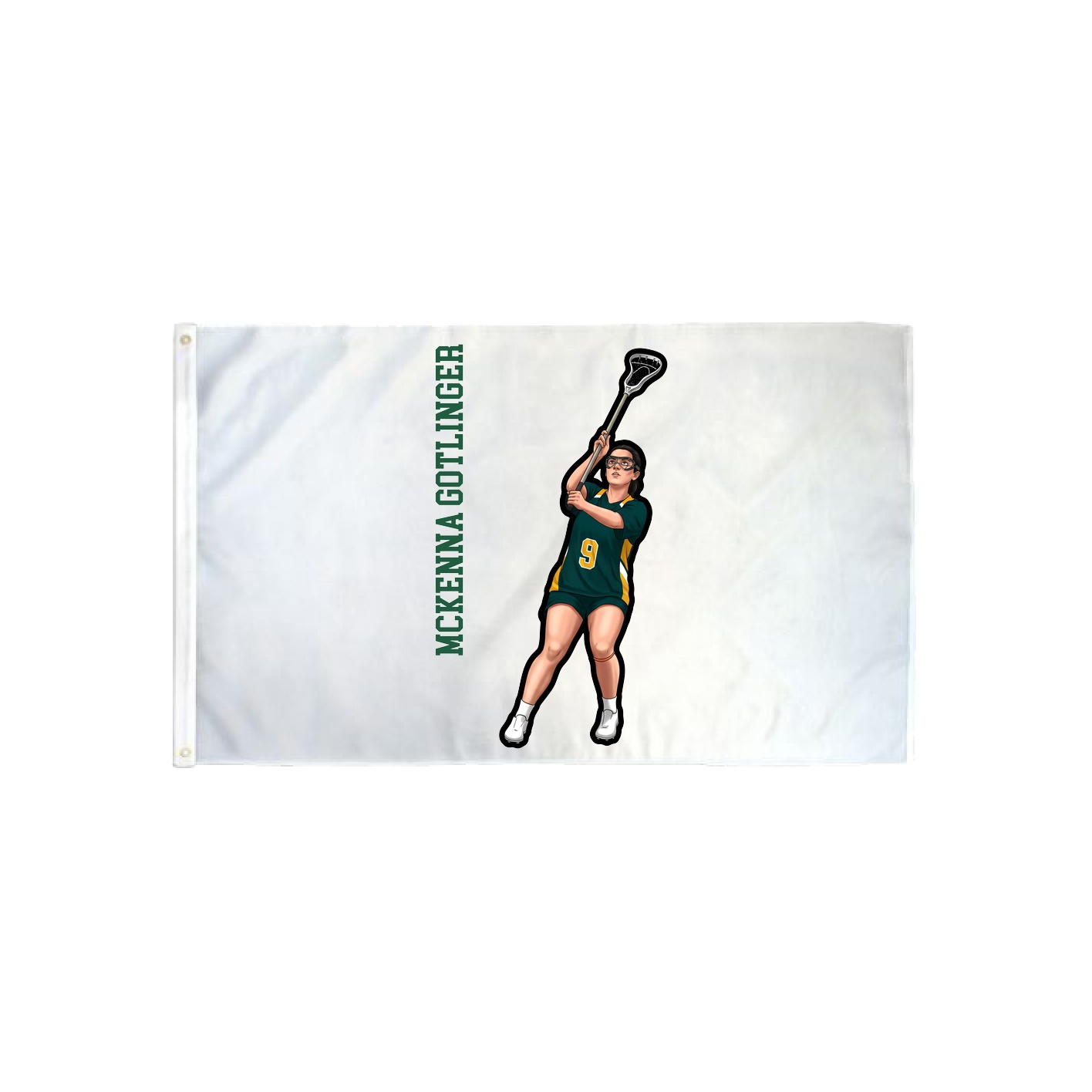 3x5 Flag — Name Vertical in Classic