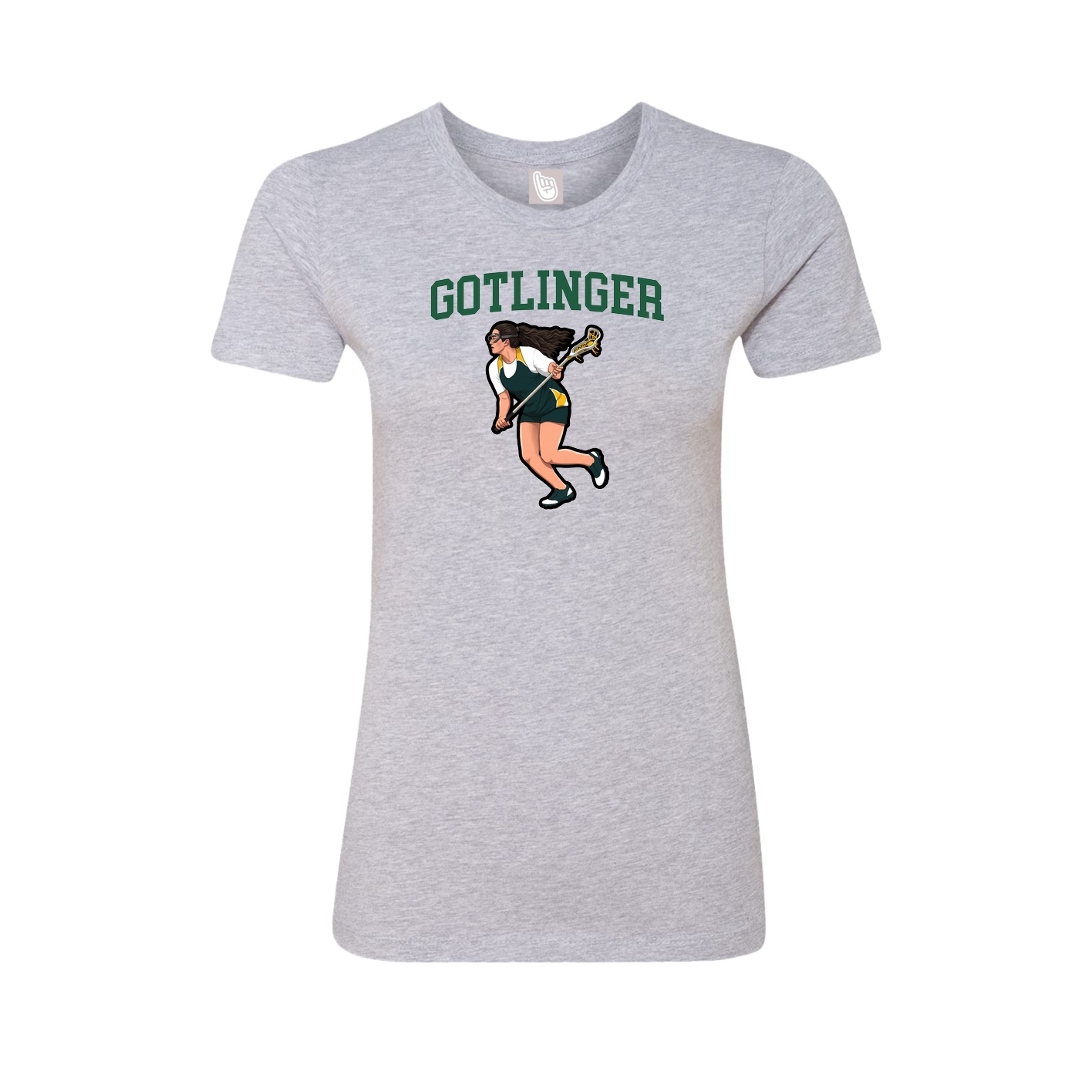 Fitted Women's Tee — Shirsey in Grey