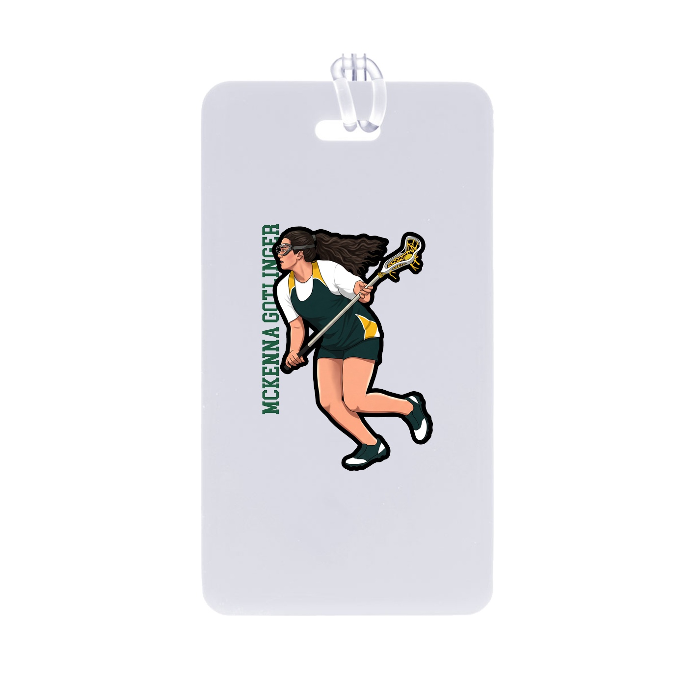 Bag Tag — Name Vertical in Classic