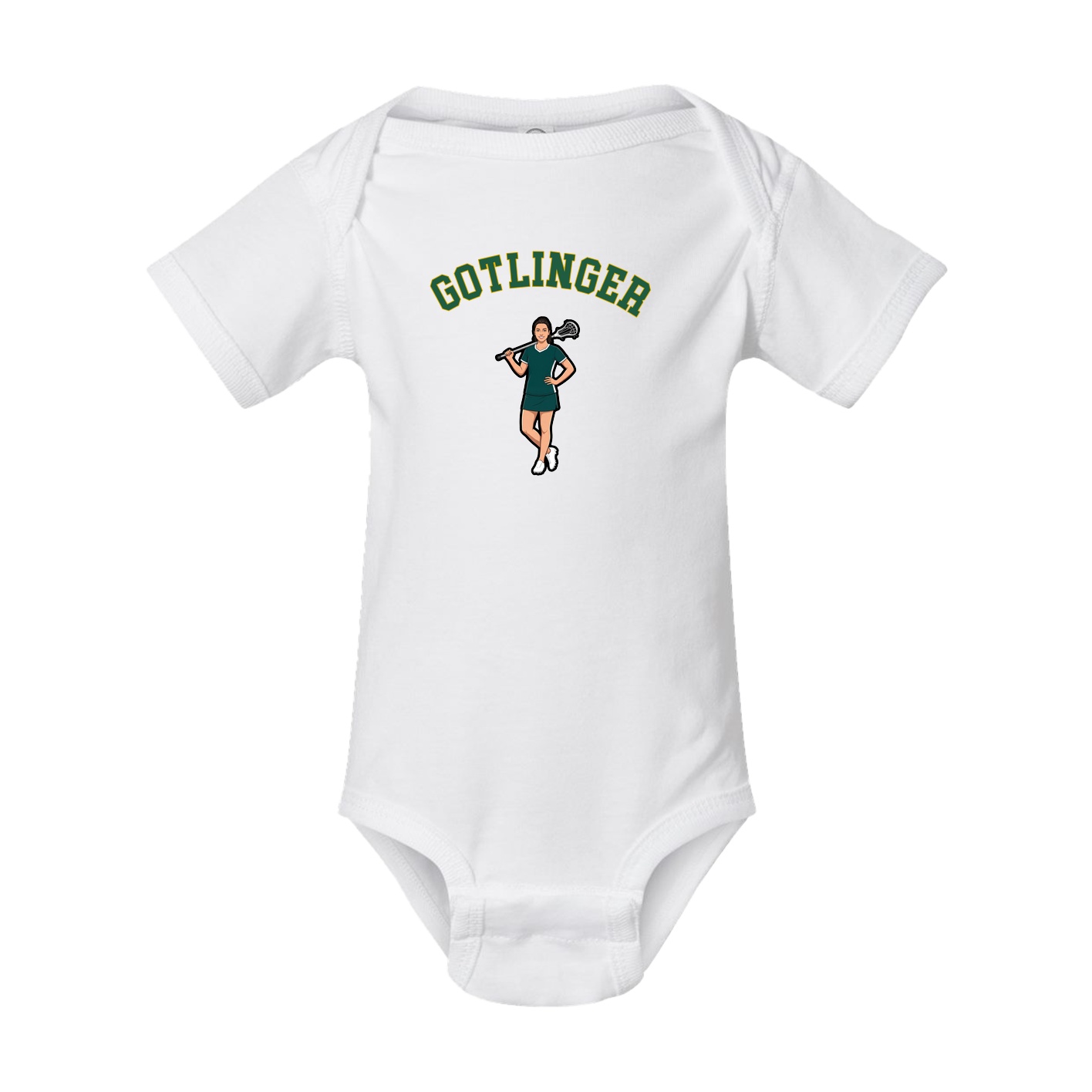 Baby Onesie — Shirsey Arch in White