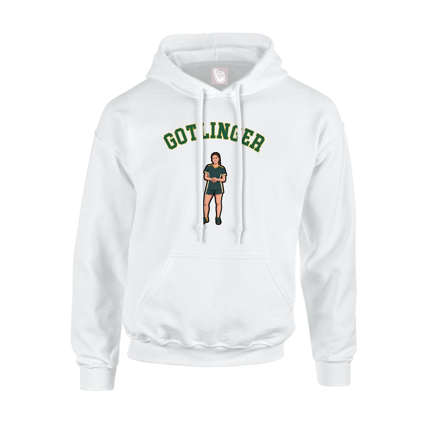 Hoodie — Shirsey Arch in White