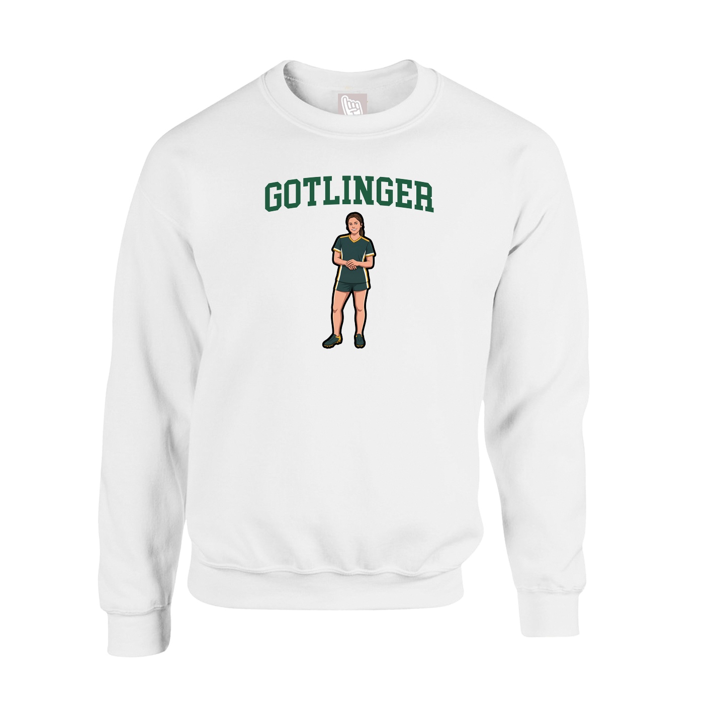 Fleece Crew — Shirsey in White