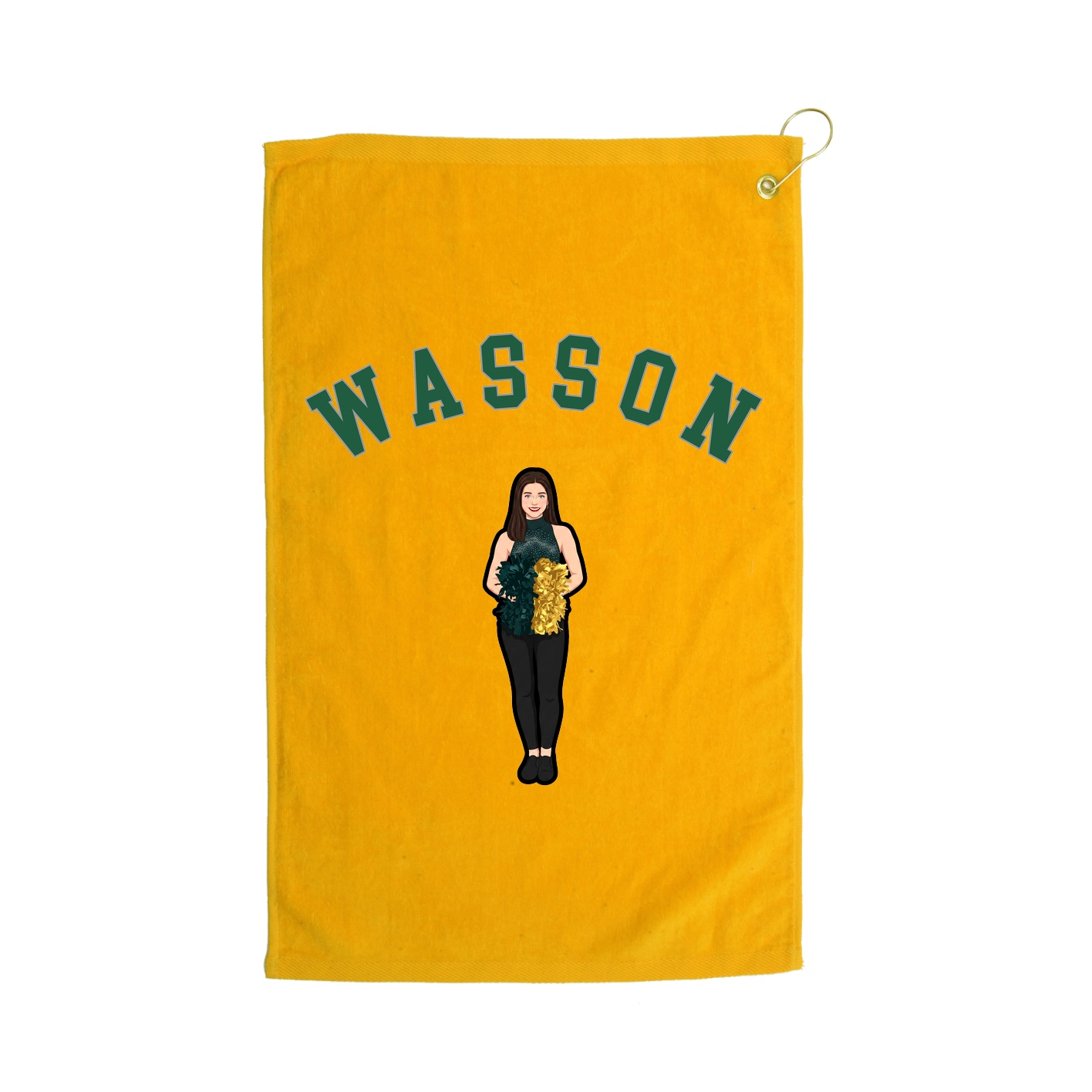 Golf Towel — Shirsey Arch in Gold