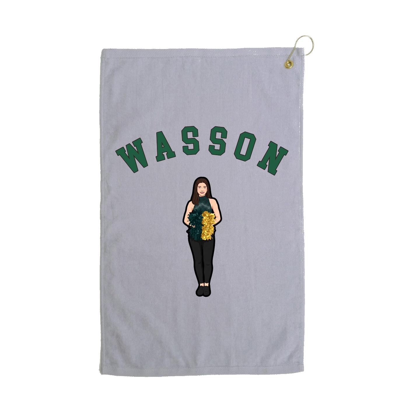 Golf Towel — Shirsey Arch in Grey