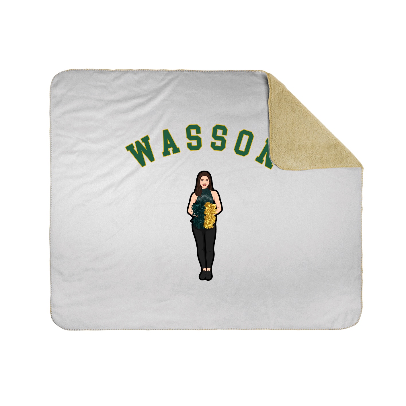 Throw Blanket — Shirsey Arch in White