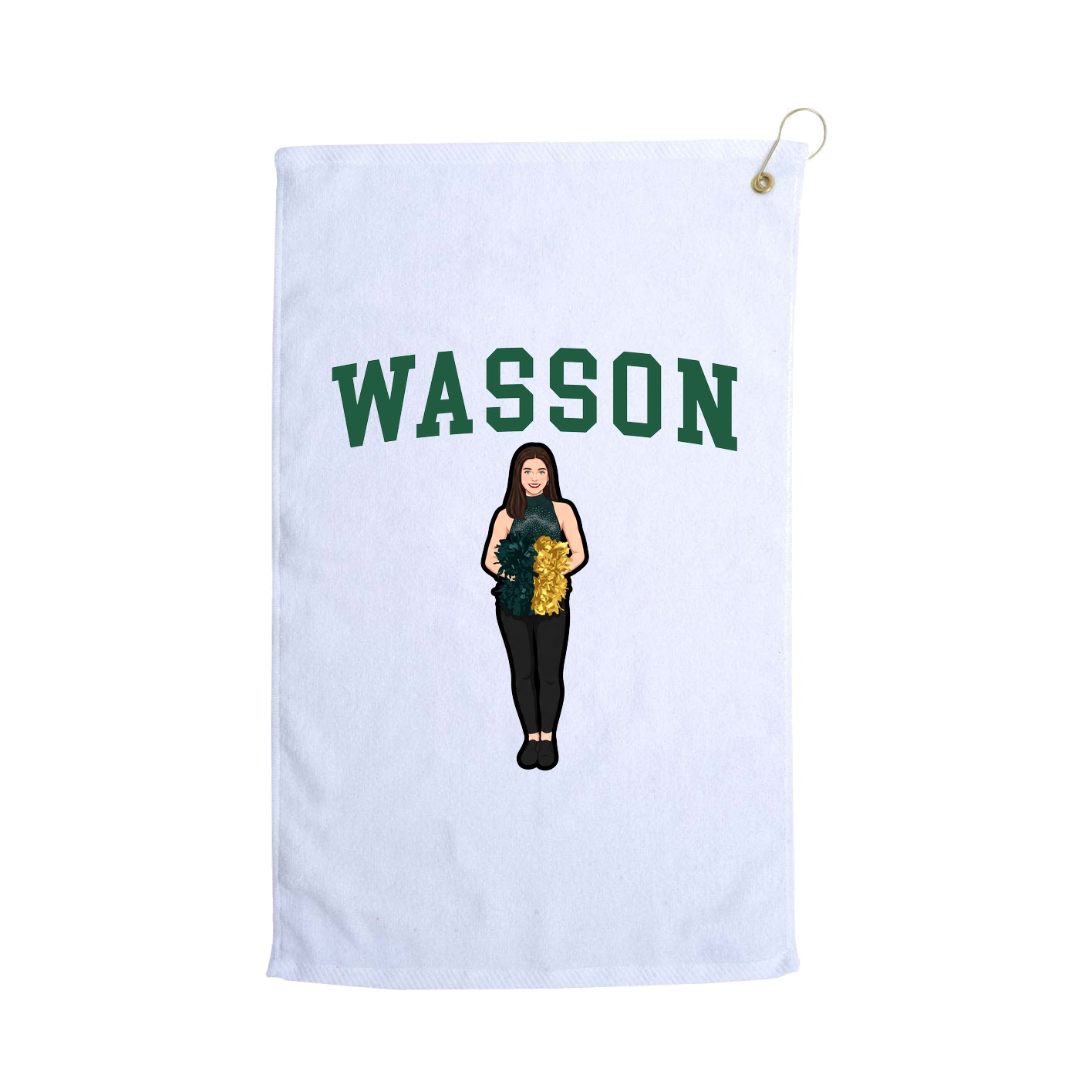Golf Towel — Shirsey in White