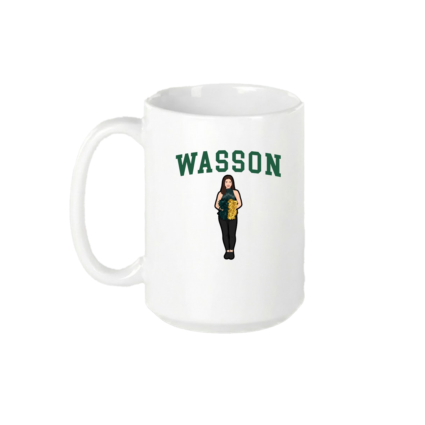 15oz Coffee Mug — Shirsey in White
