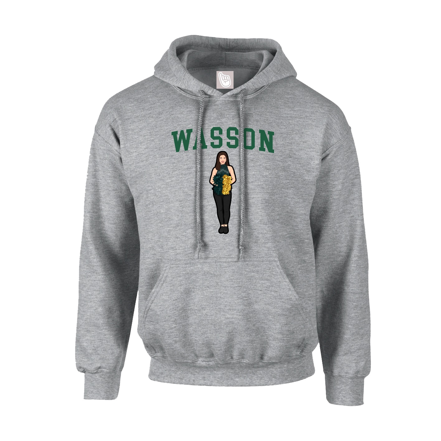 Youth Hoodie — Shirsey in Grey
