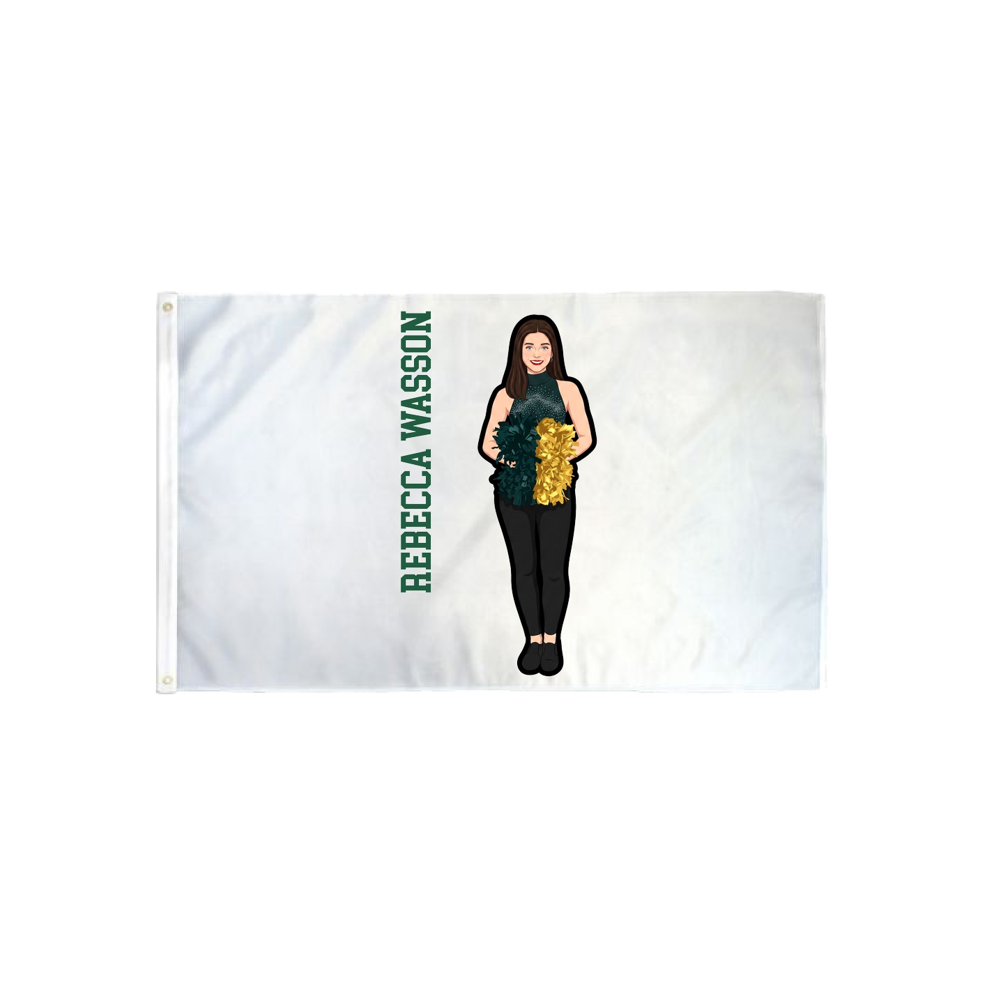 3x5 Flag — Name Vertical in Classic