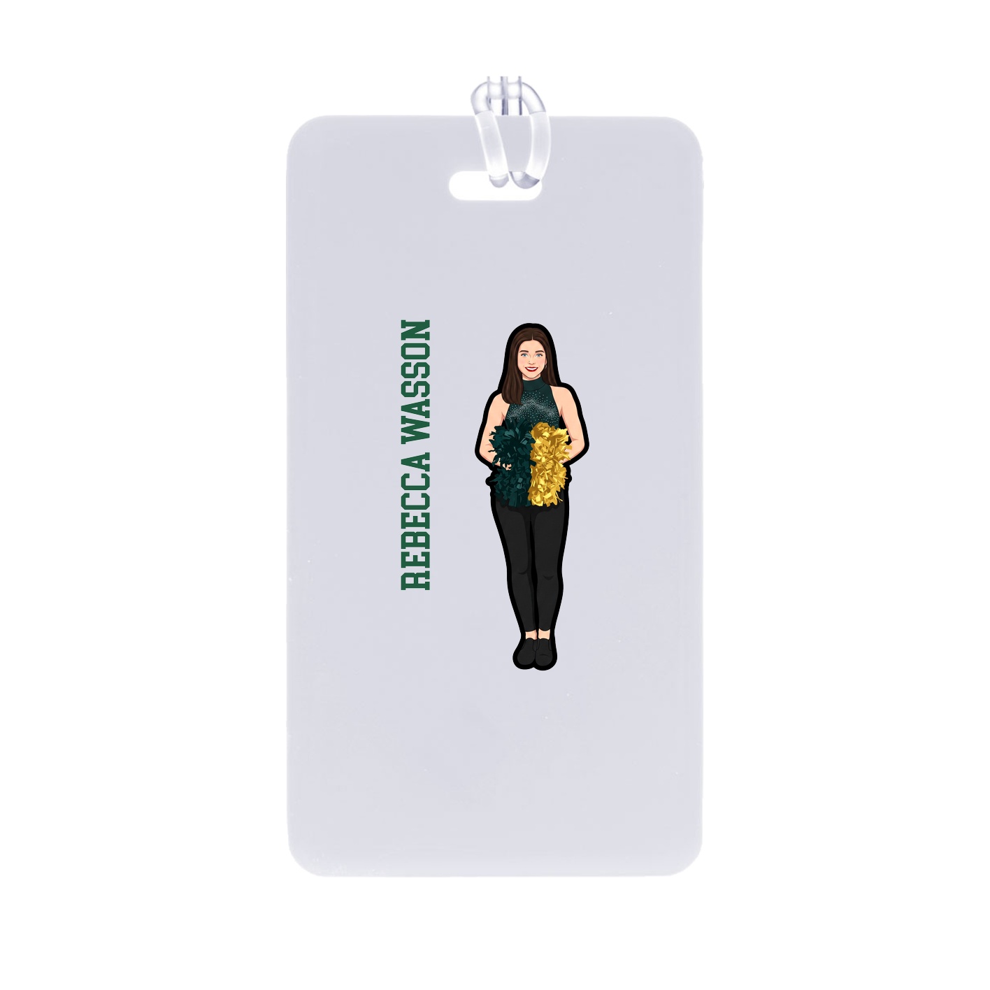 Bag Tag — Name Vertical in Classic