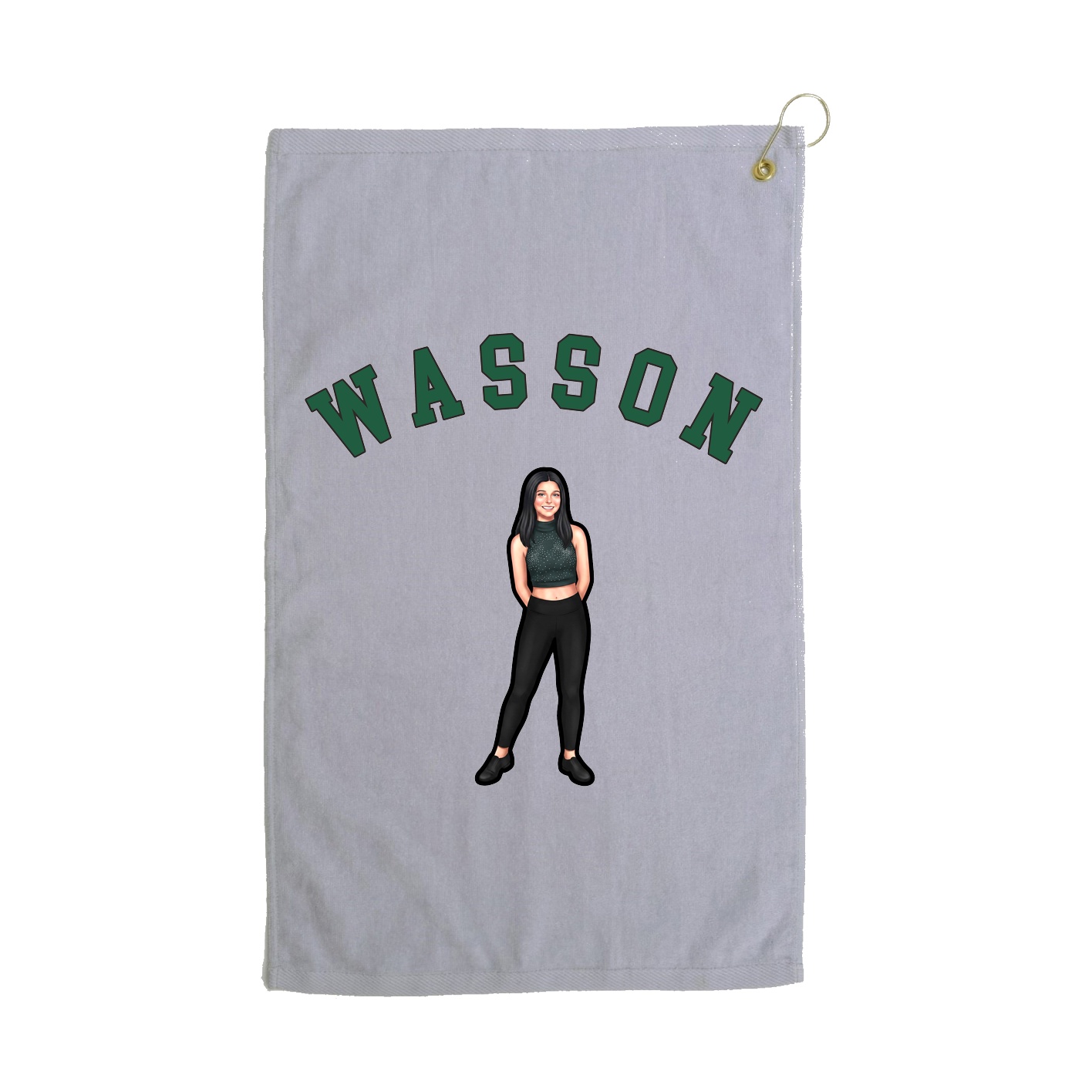 Golf Towel — Shirsey Arch in Grey