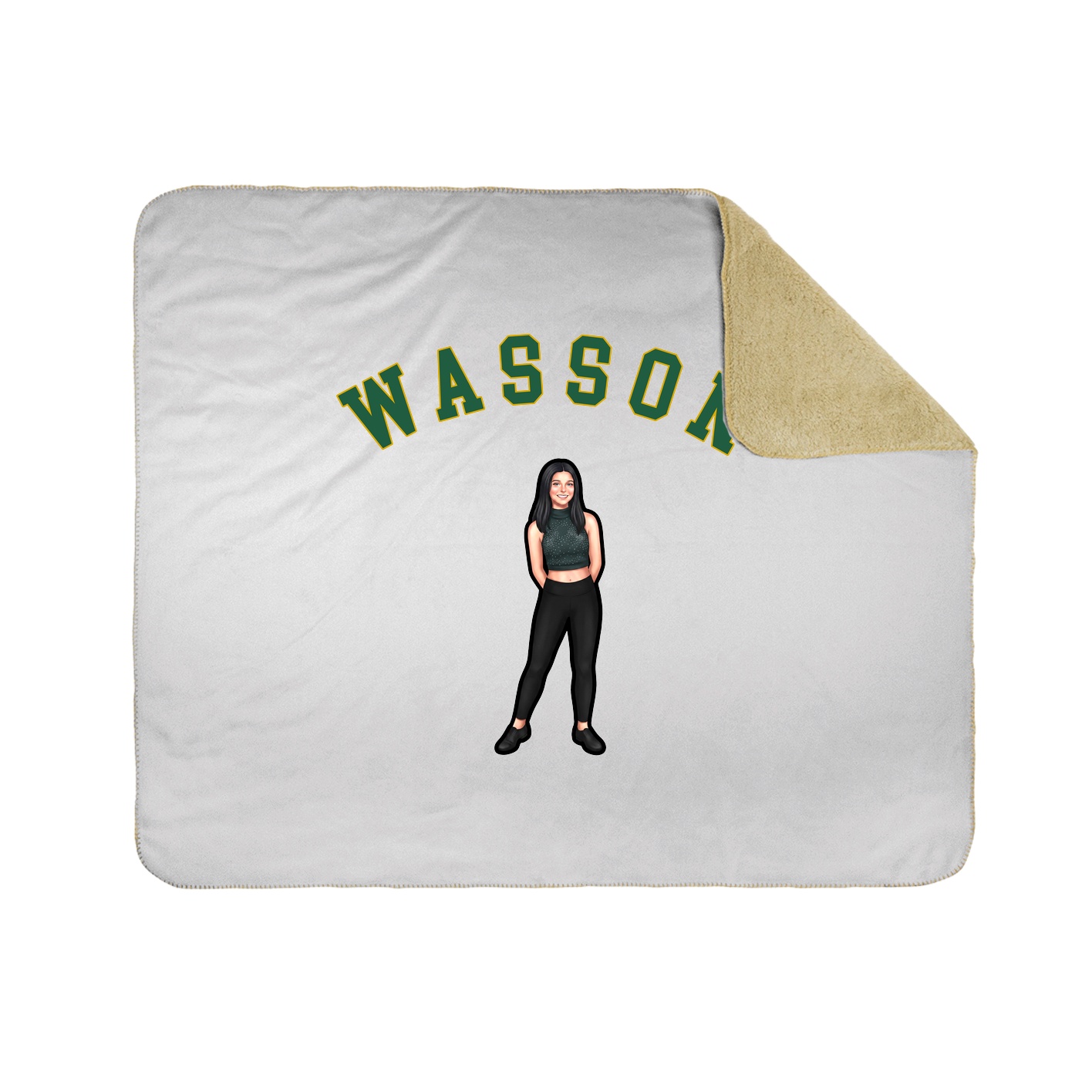 Throw Blanket — Shirsey Arch in White