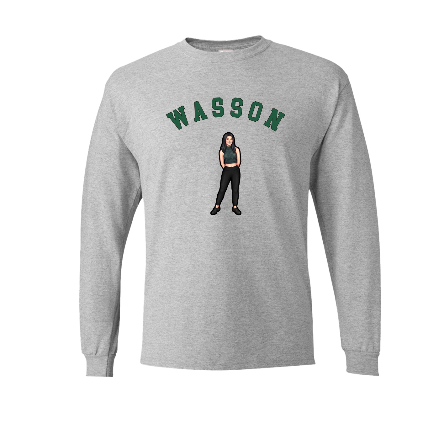 Long Sleeve Tee — Shirsey Arch in Grey