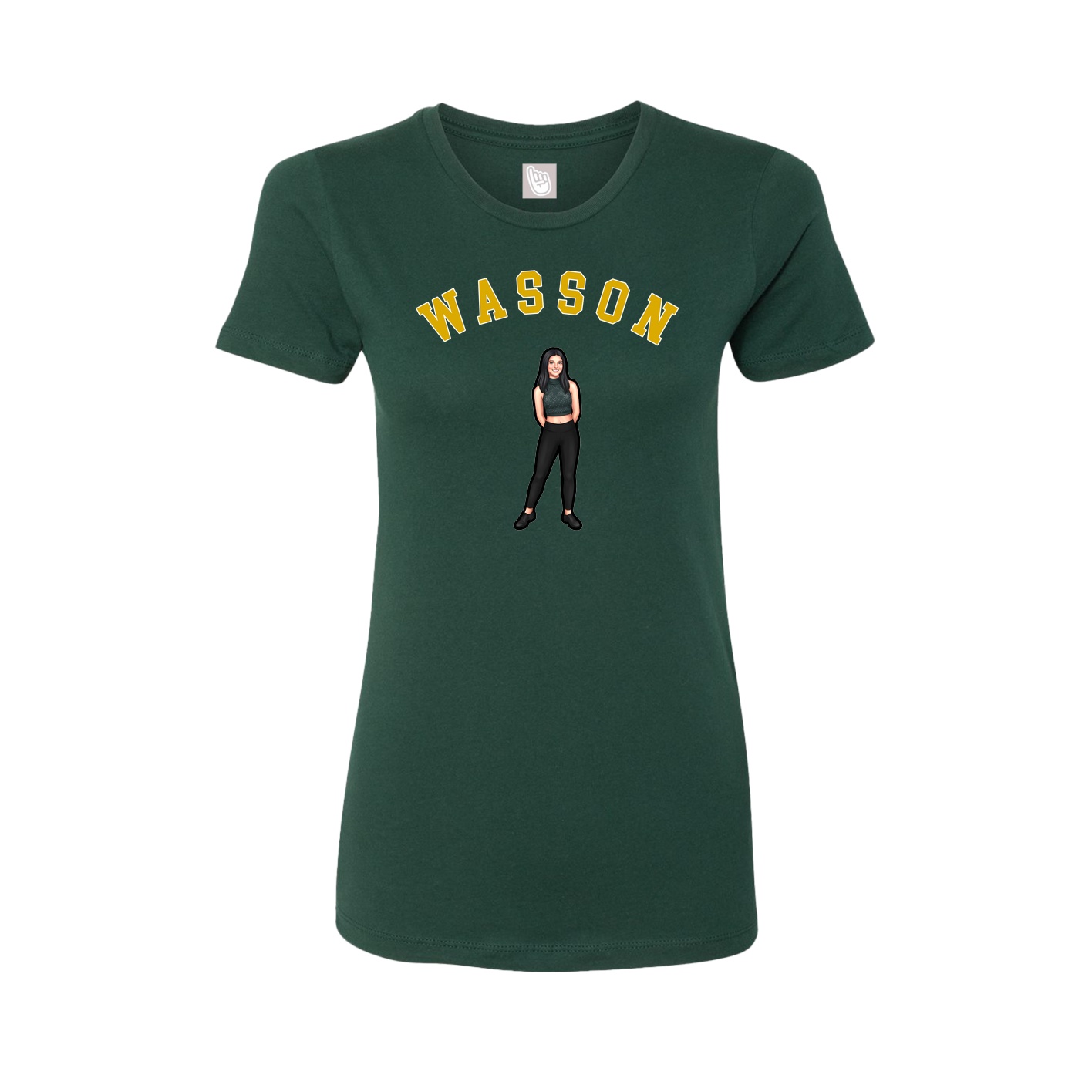 Womens Tee — Shirsey Arch in Green