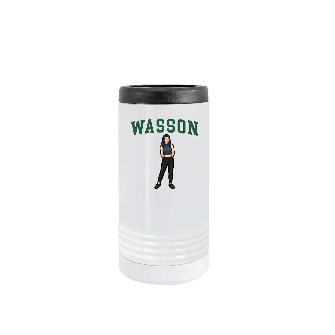 Slim Beverage Holder — Shirsey in White