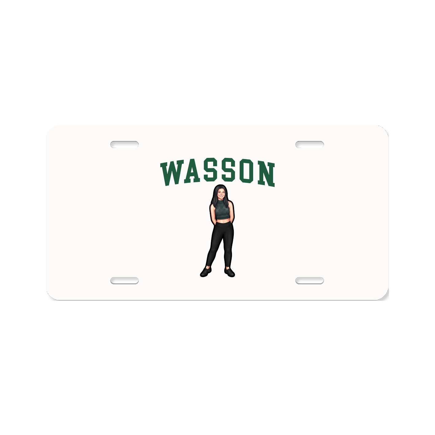 License Plate — Shirsey in Classic