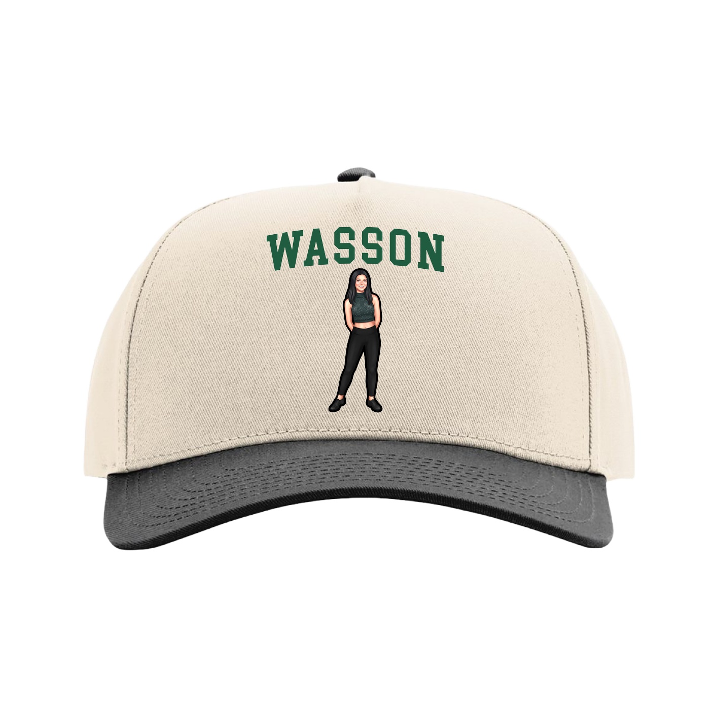 Full Fabric Five-Panel Champ Cap