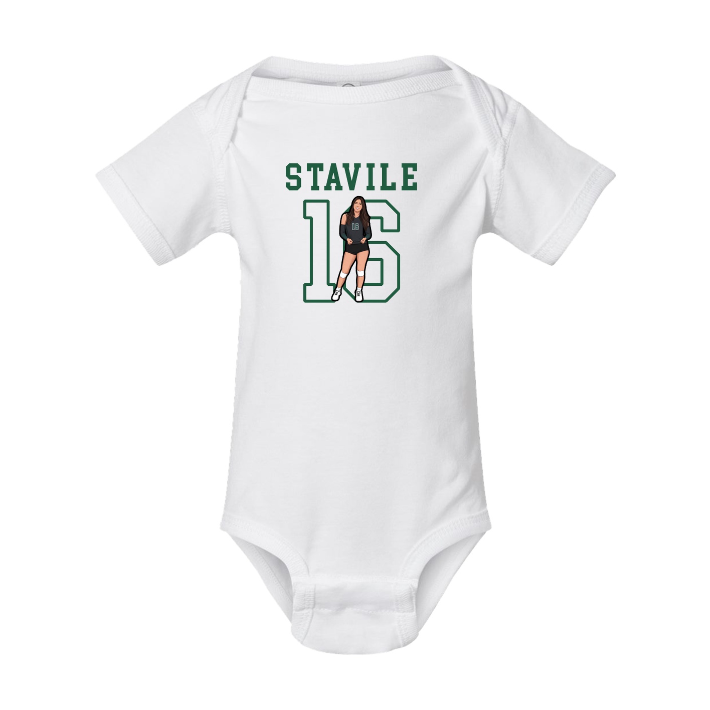 Baby Onesie — Shirsey in White