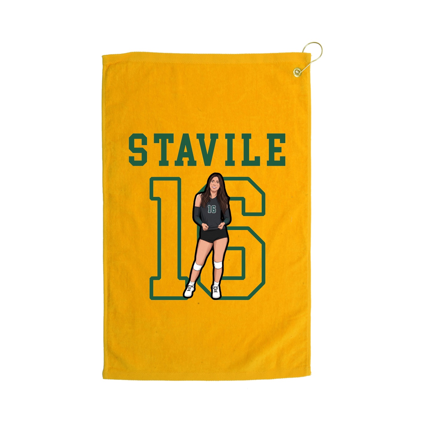 Golf Towel — Shirsey in Gold