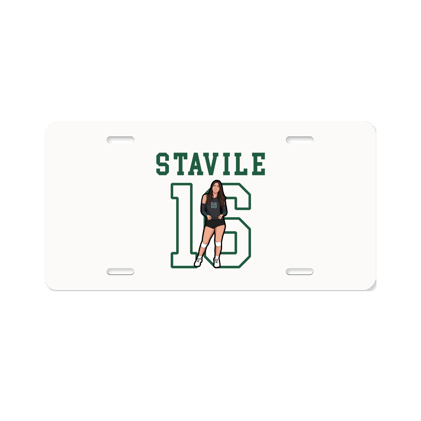 License Plate — Shirsey in Classic