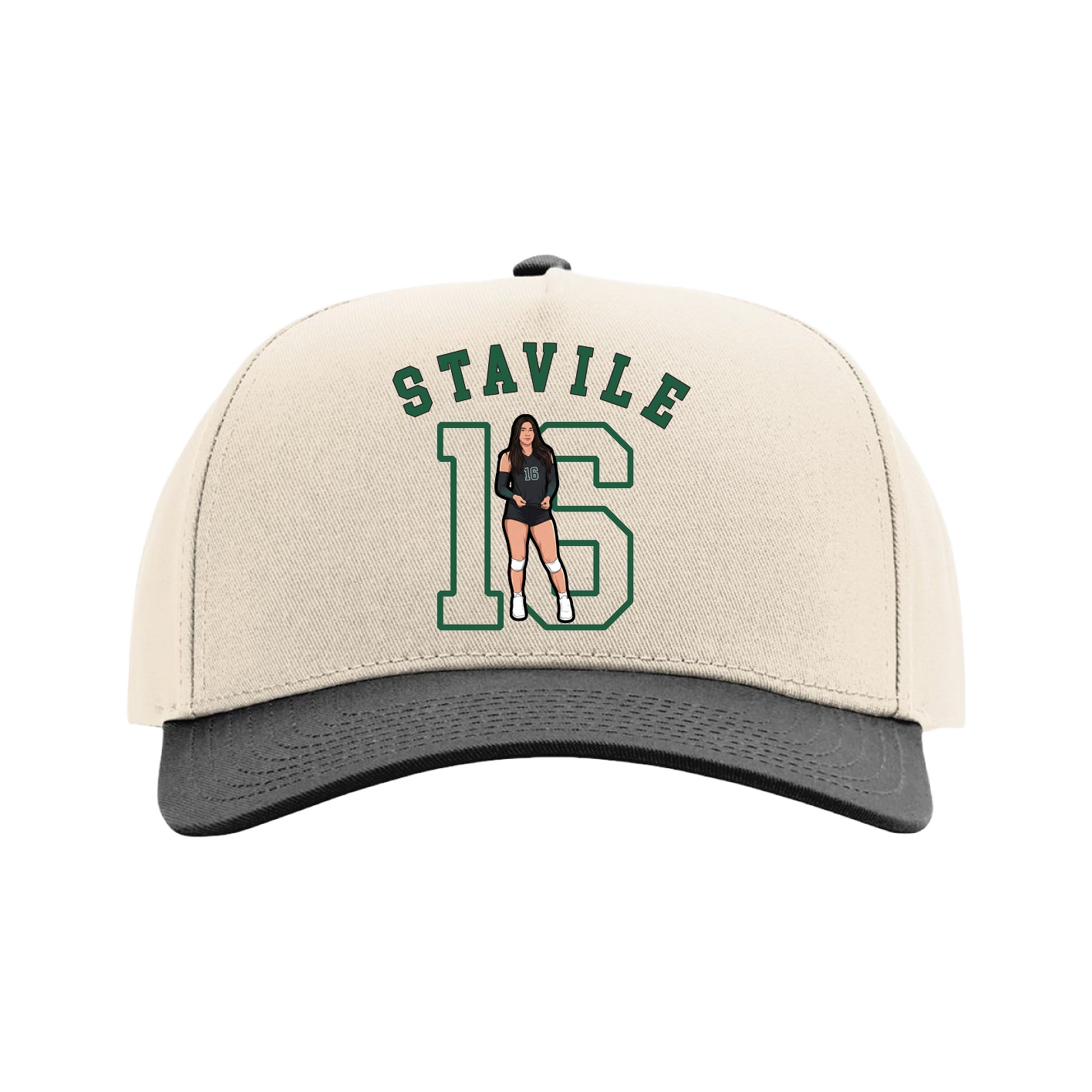 Full Fabric Five-Panel Champ Cap