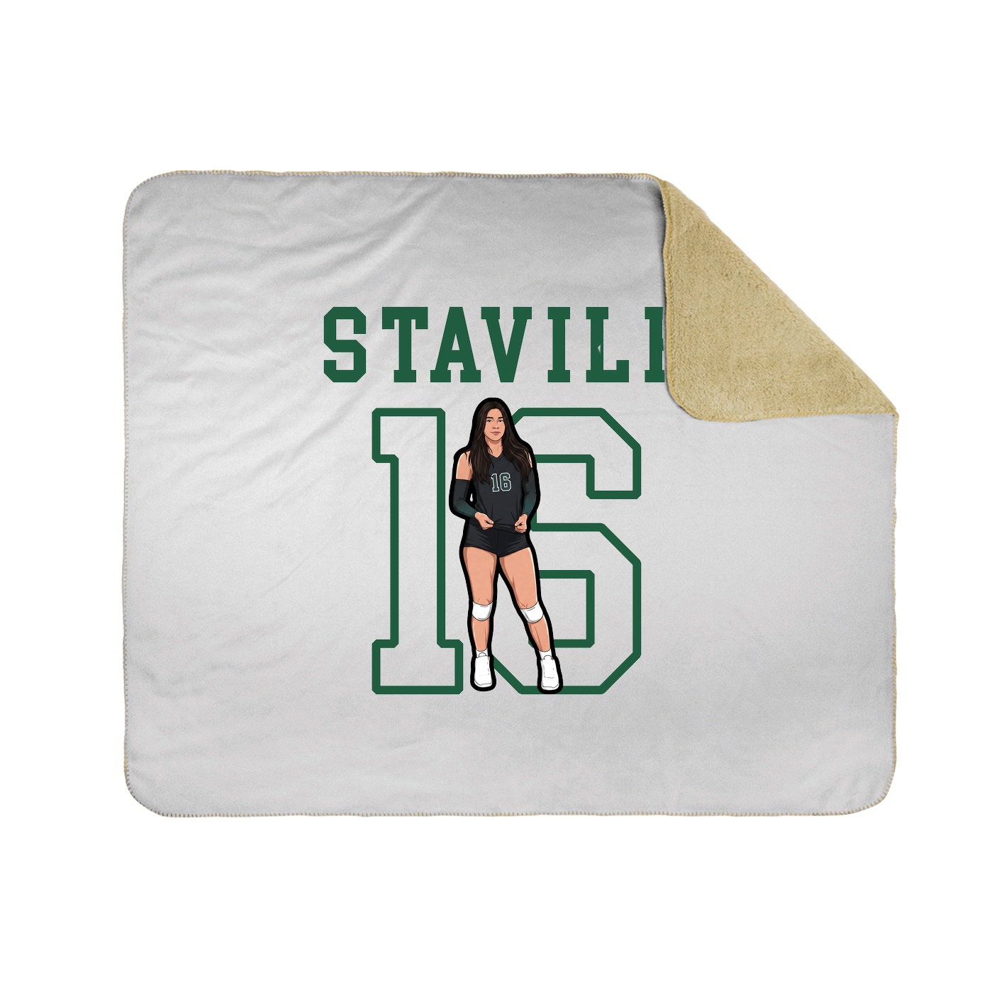 Throw Blanket — Shirsey in White