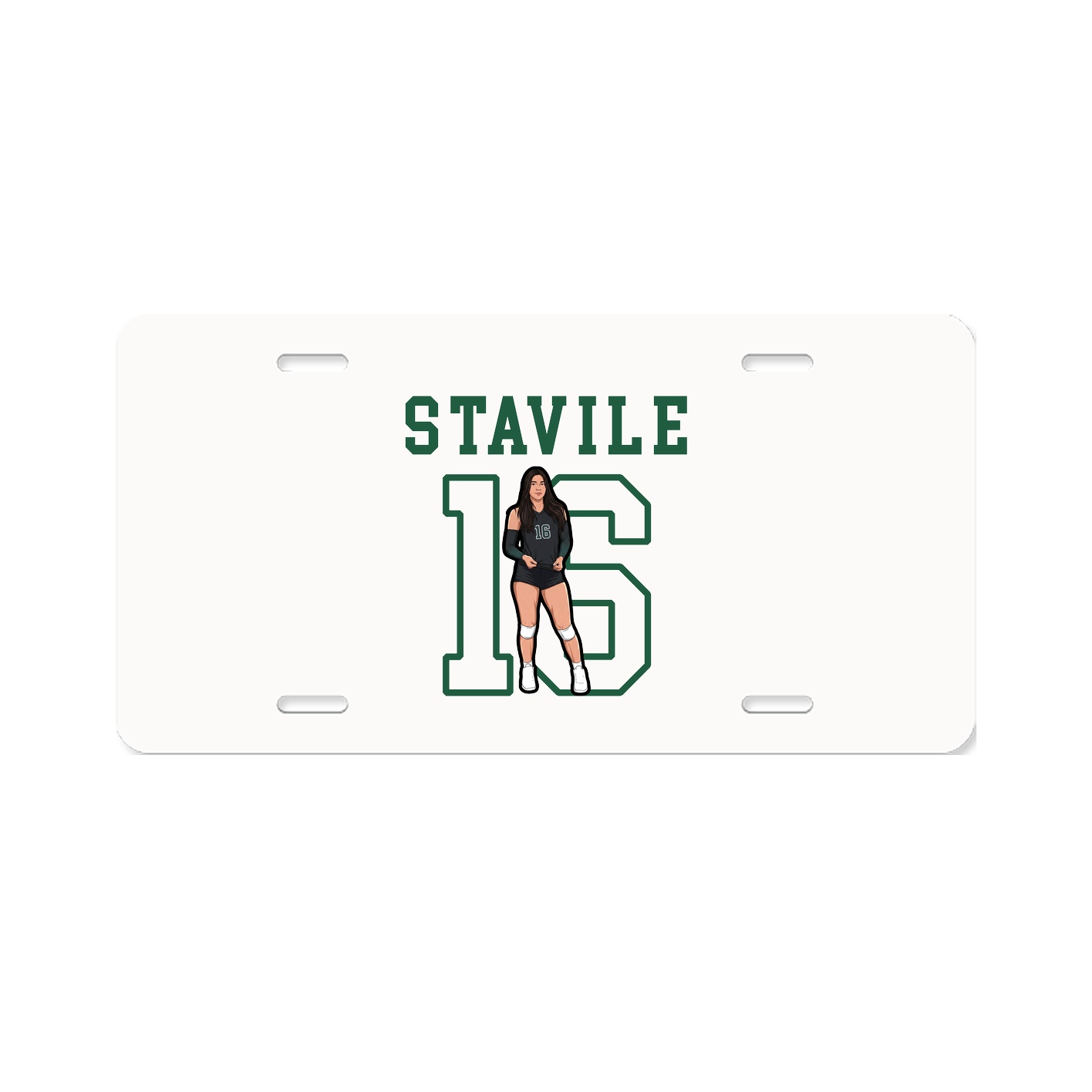 License Plate — Shirsey in Classic