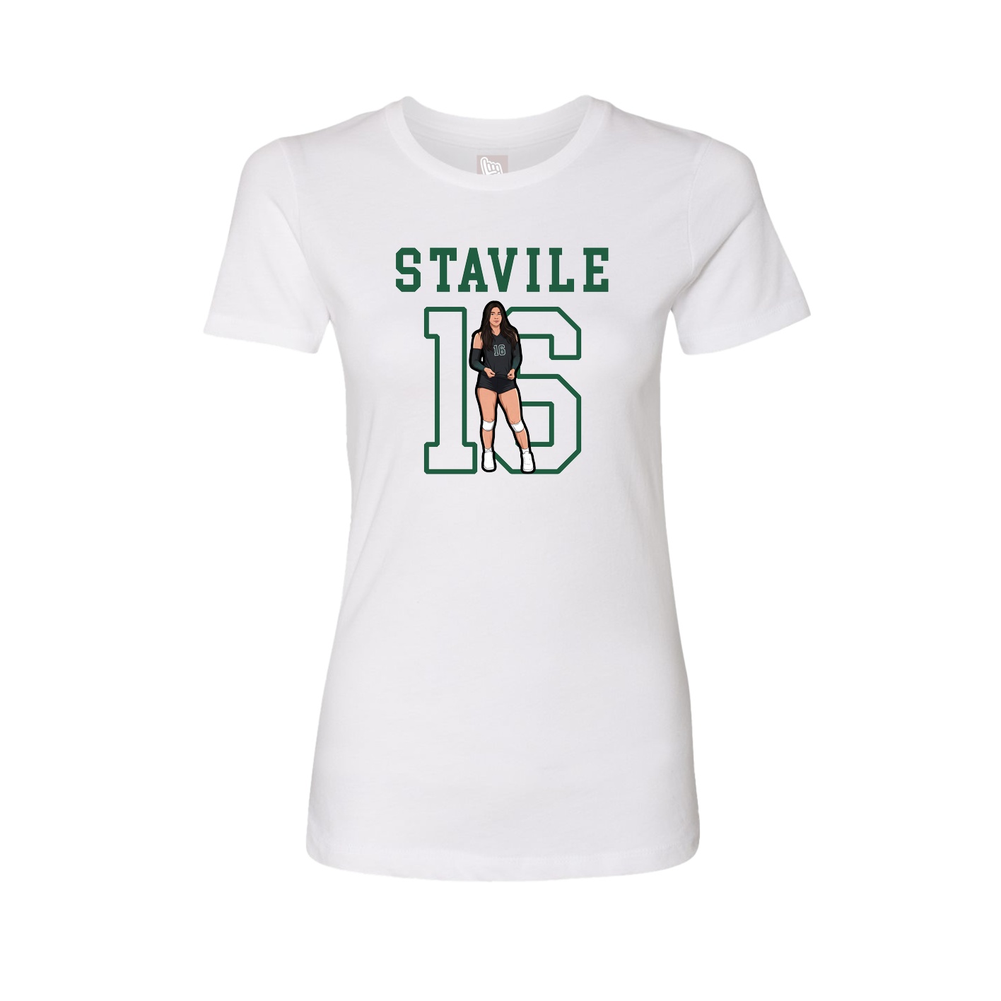 Fitted Women's Tee — Shirsey in White