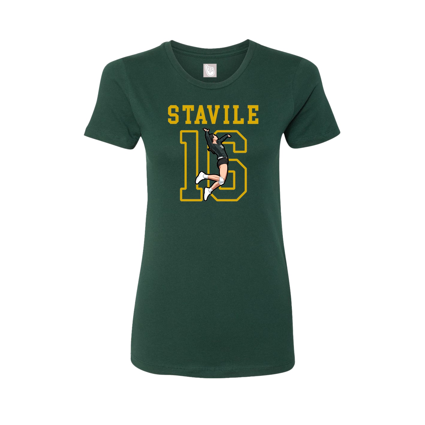 Fitted Women's Tee — Shirsey in Green