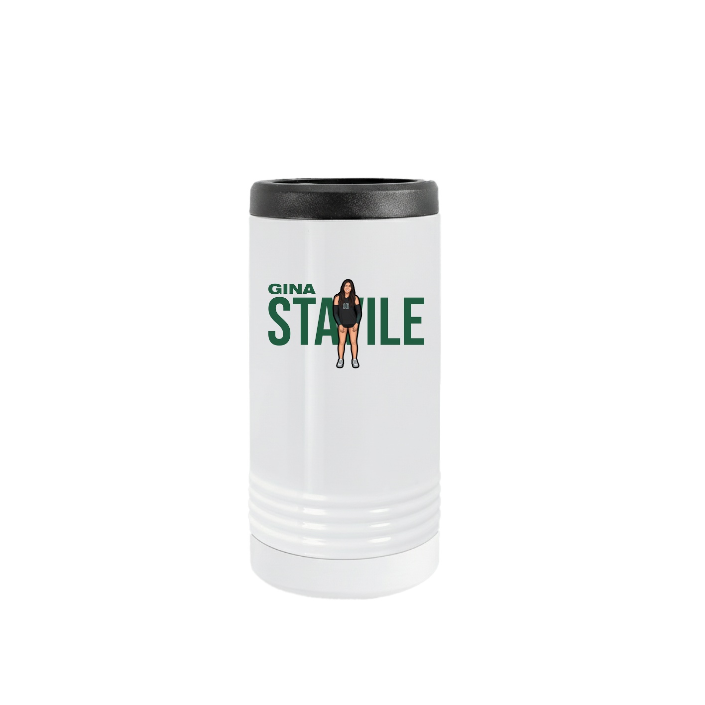 Slim Beverage Holder — Player Name in White