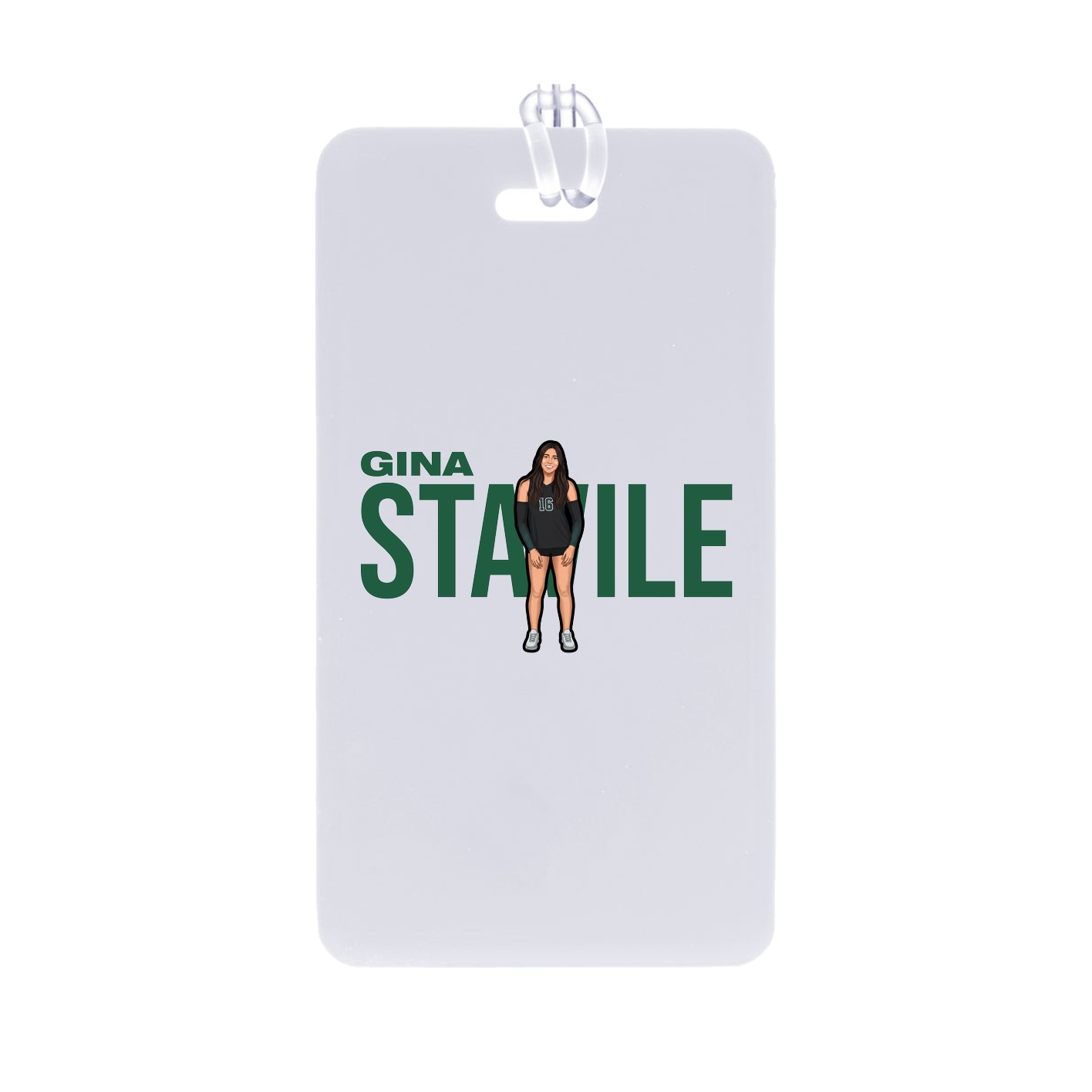 Bag Tag — Player Name in Classic