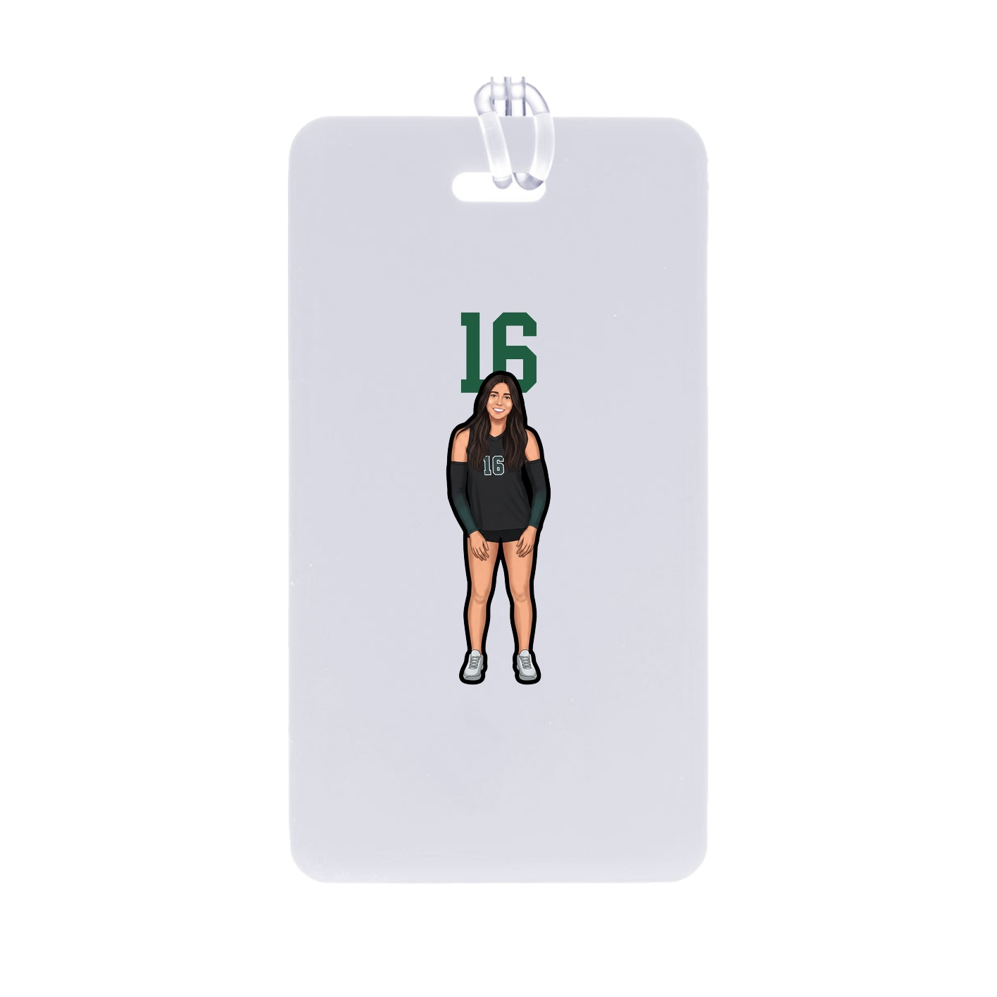 Bag Tag — Number Top in Classic