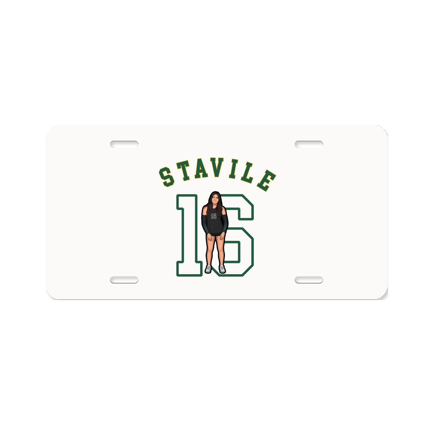 License Plate — Shirsey Arch in Classic