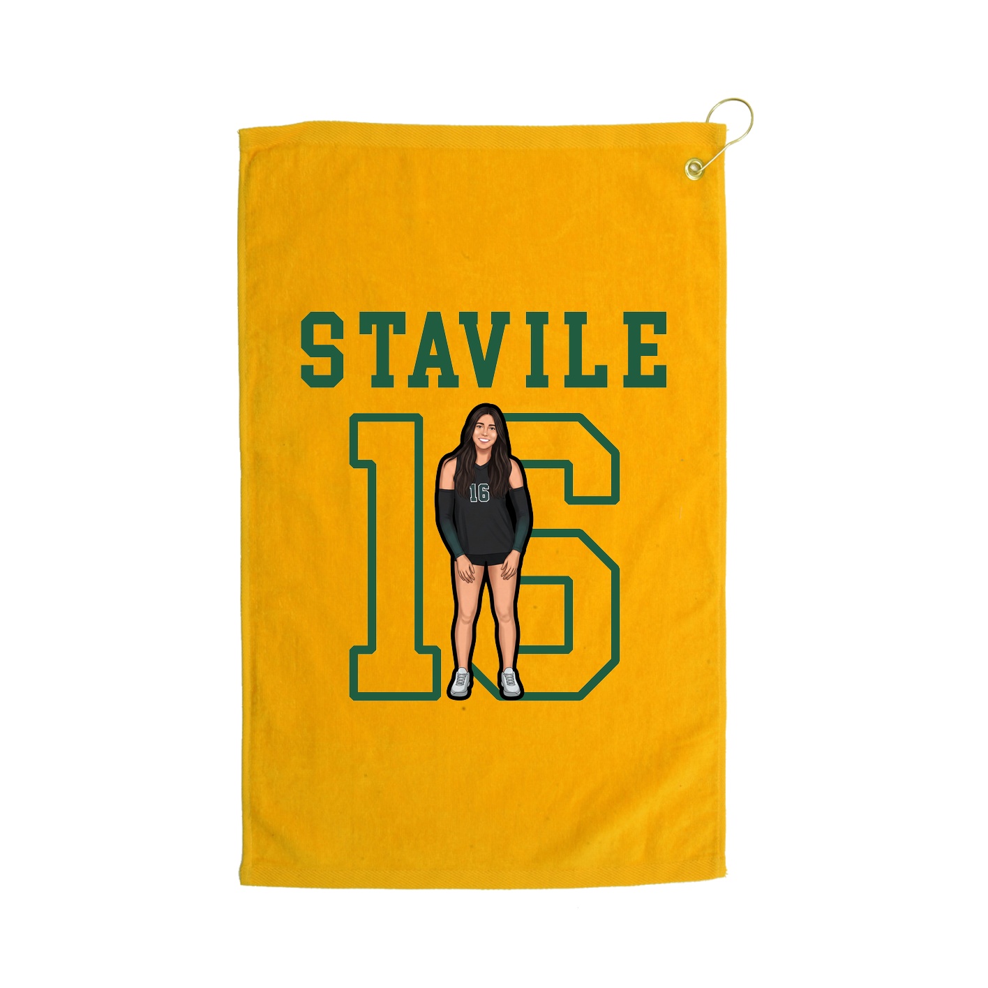 Golf Towel — Shirsey in Gold