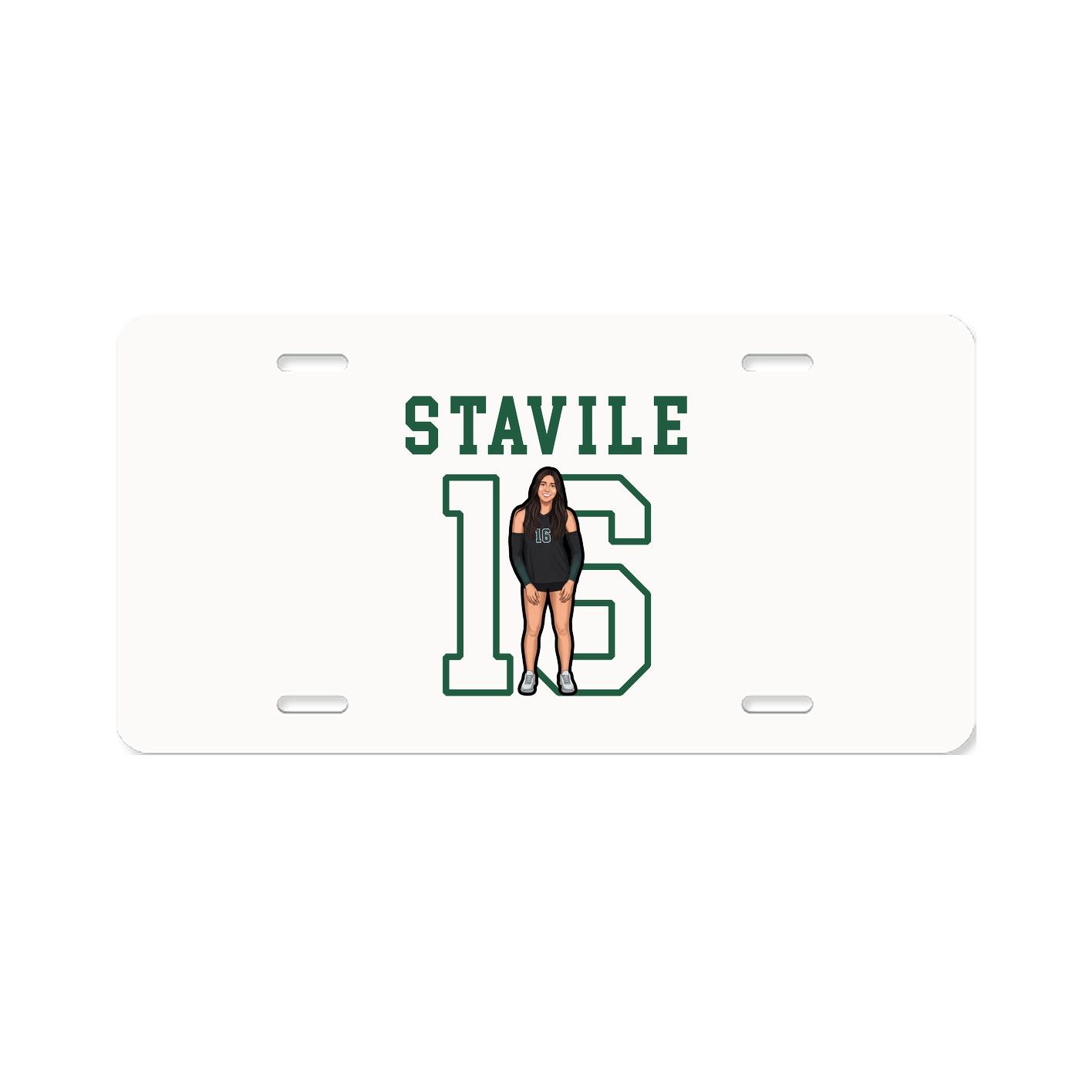 License Plate — Shirsey in Classic