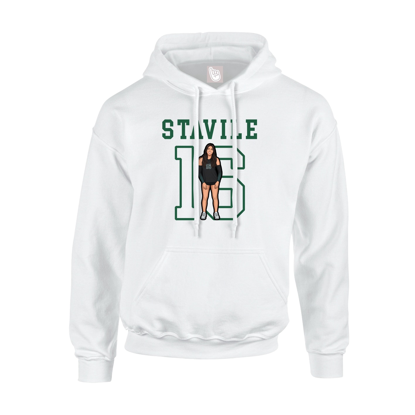 Youth Hoodie — Shirsey in White
