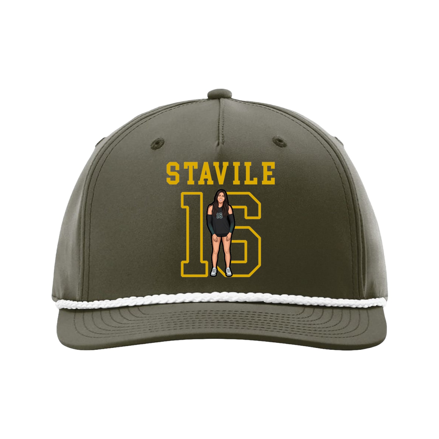 Five-Panel Classic Rope Cap — Shirsey in Green