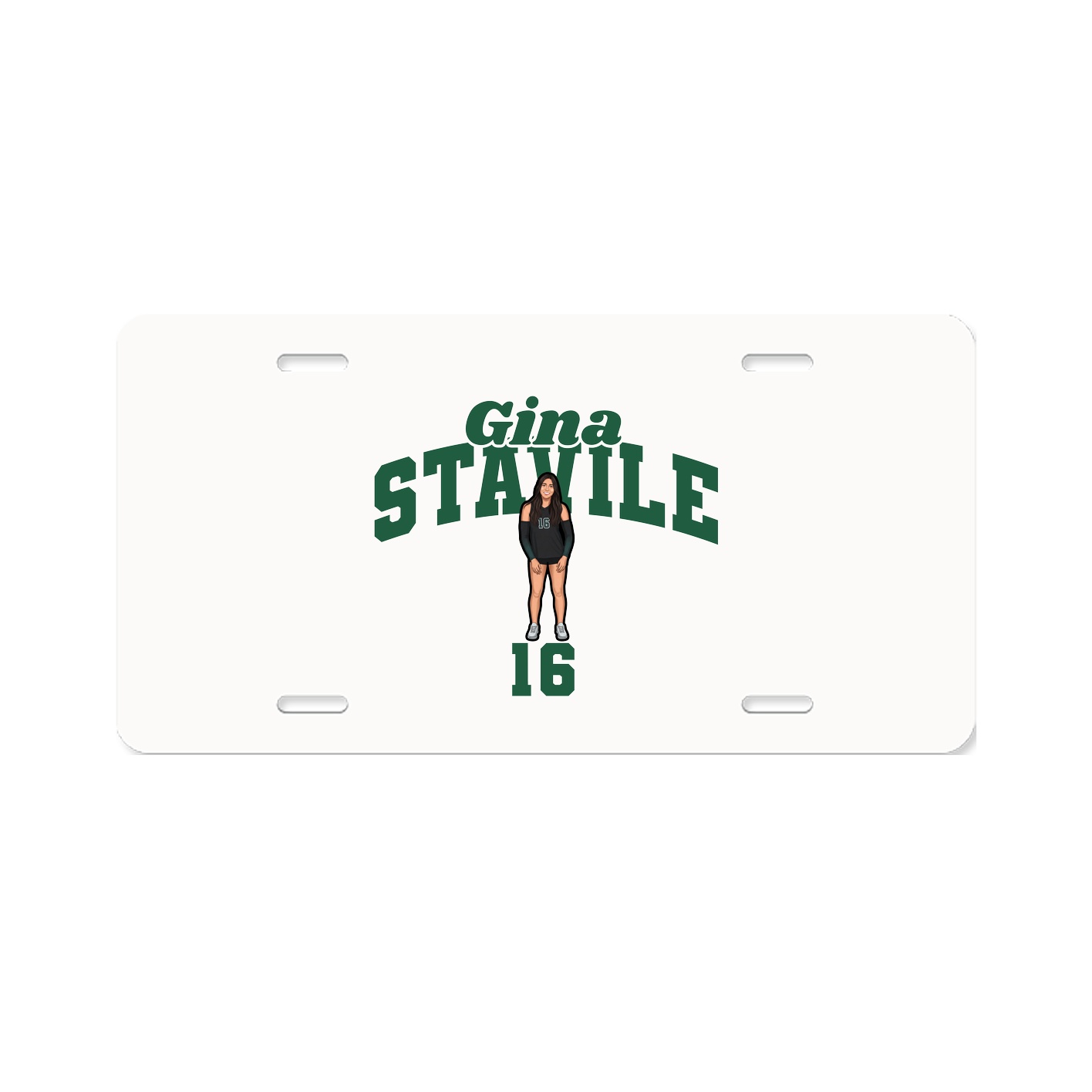 License Plate — Signature Arch in Classic