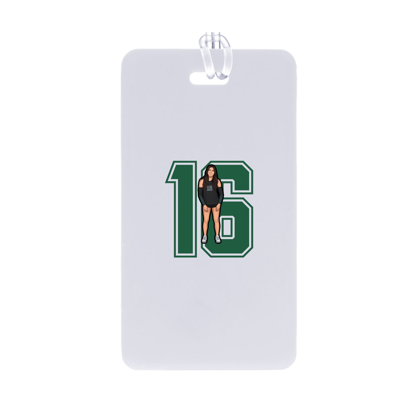 Bag Tag — Number in Classic