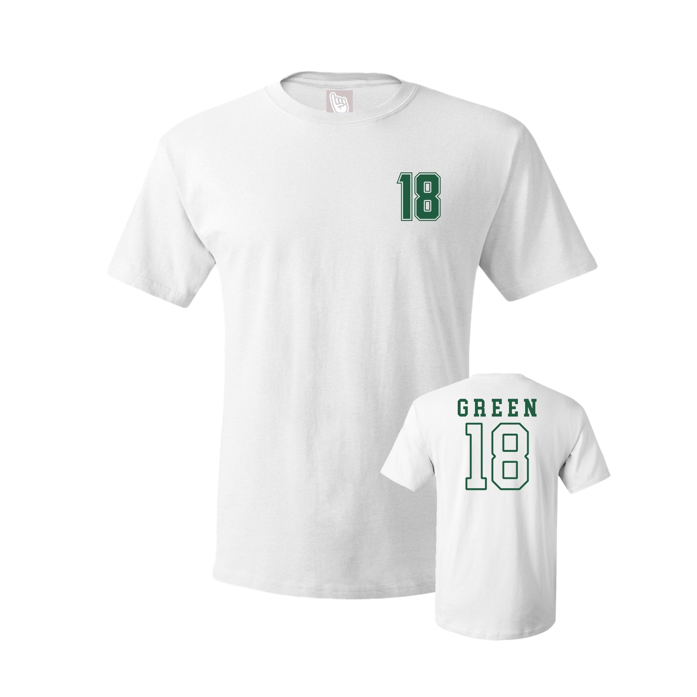 Tee — Chest Back in White