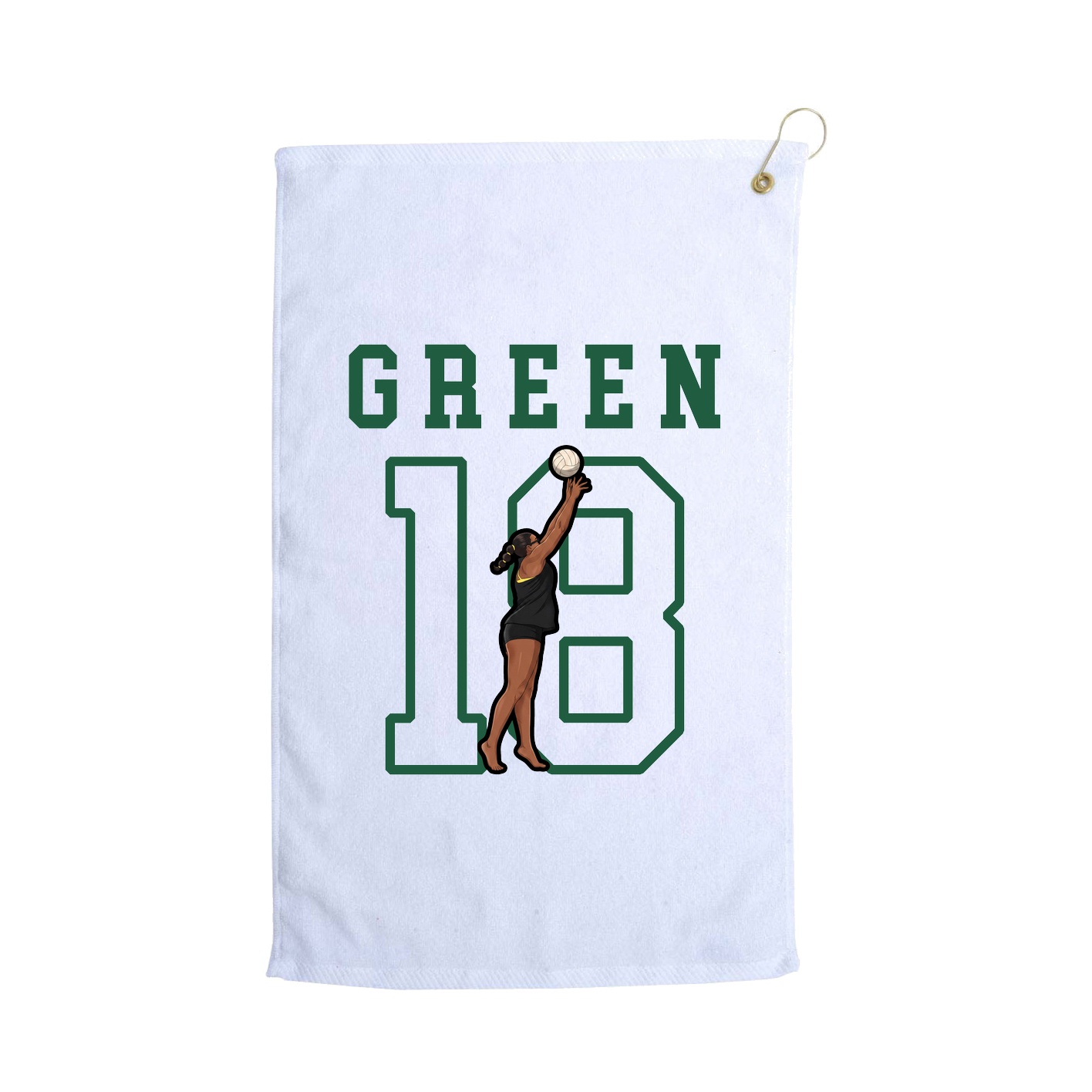 Golf Towel — Shirsey in White