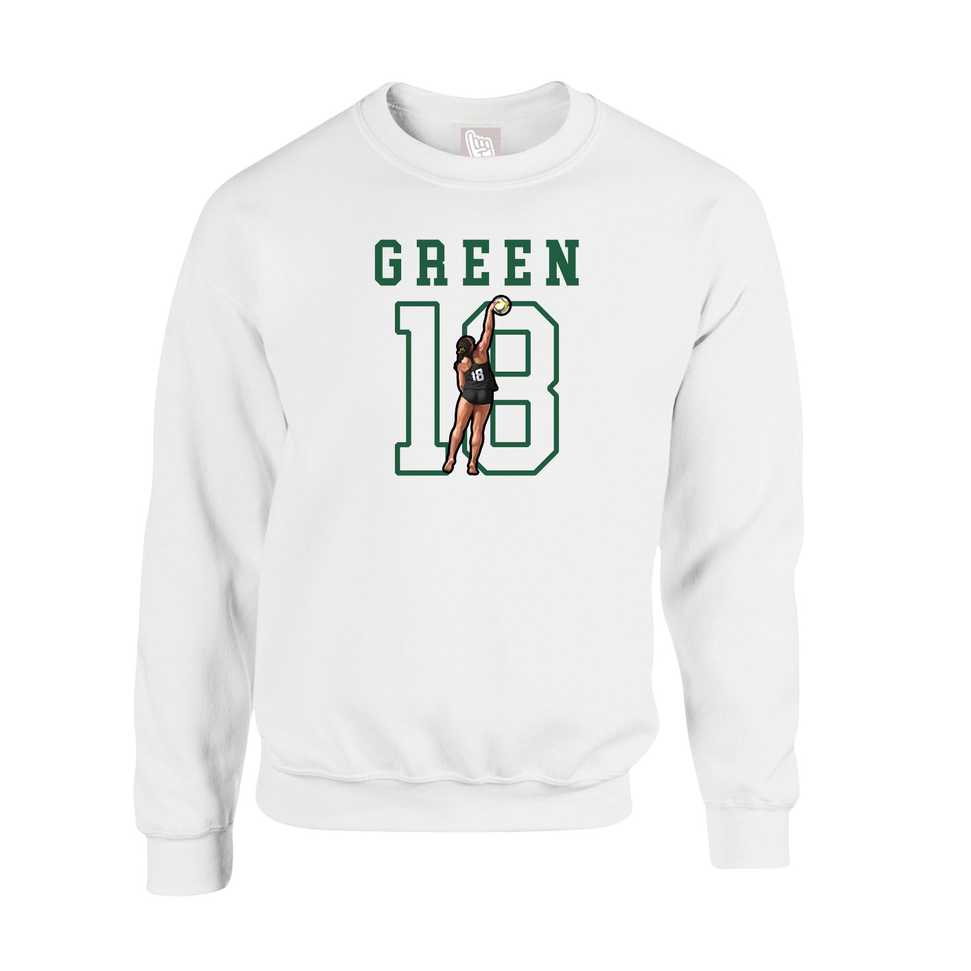 Fleece Crew — Shirsey in White