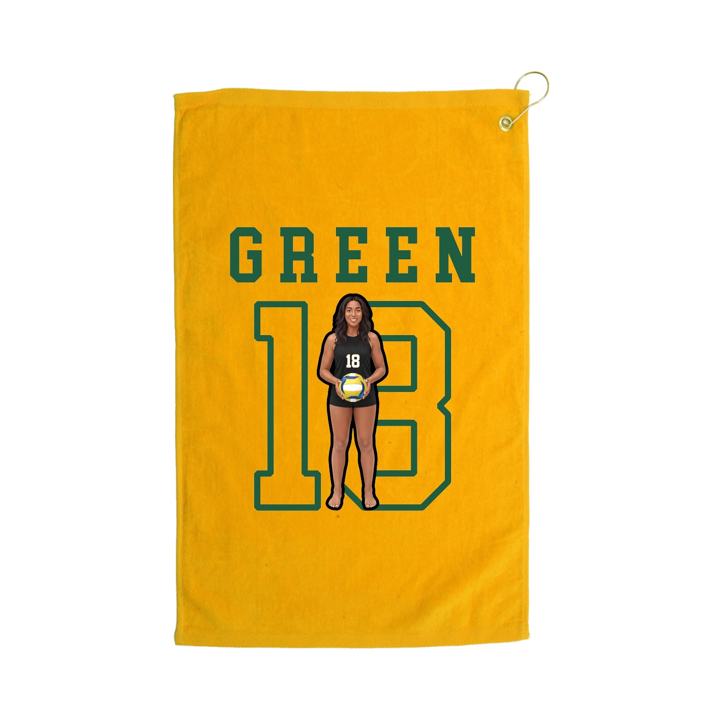 Golf Towel — Shirsey in Gold