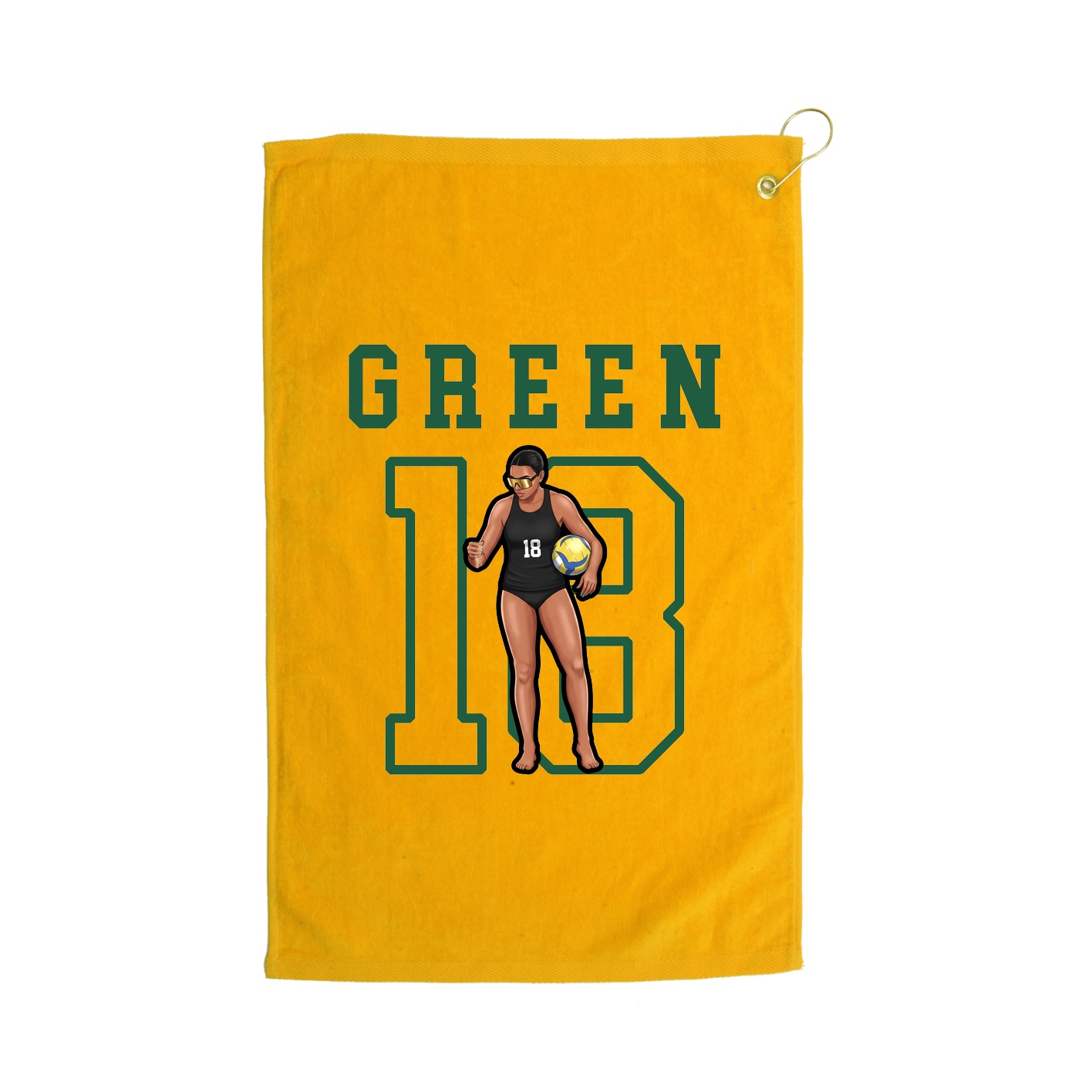 Golf Towel — Shirsey in Gold