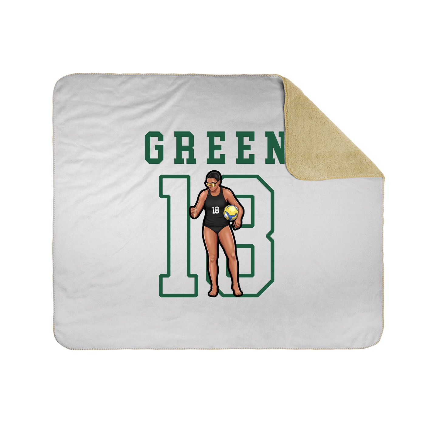Throw Blanket — Shirsey in White