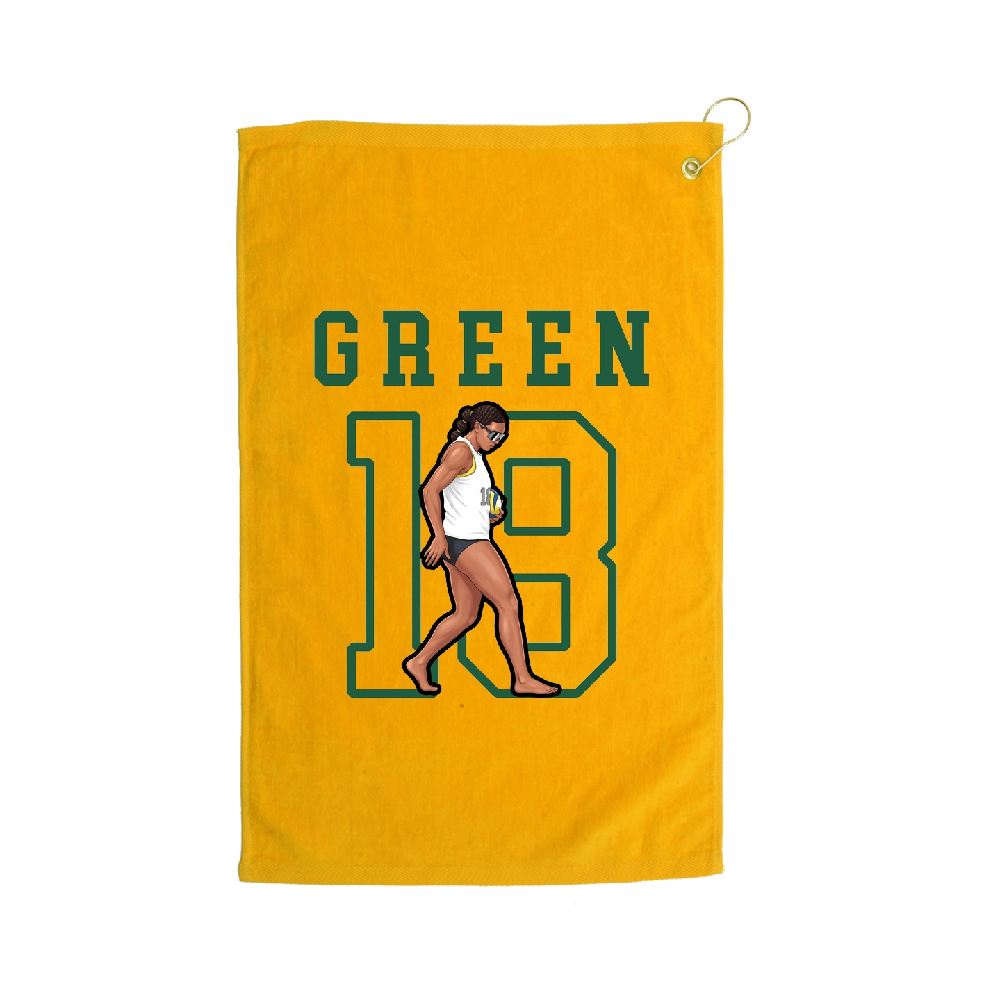 Golf Towel — Shirsey in Gold
